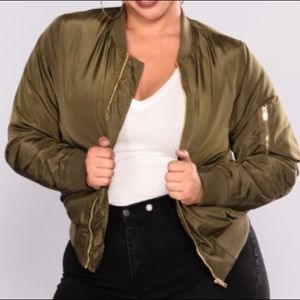 Fashion Nova Bomber Jacket Size Small